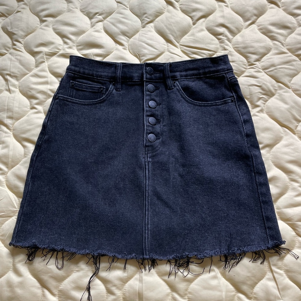 CALVIN KLEIN JEANS womens black skirt size 25